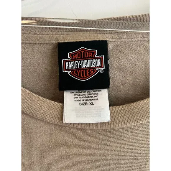 Harley Davidson Ridge Runner Chattanooga TN 2 color Long Sleeve Shirt Size XL - Picture 5 of 6